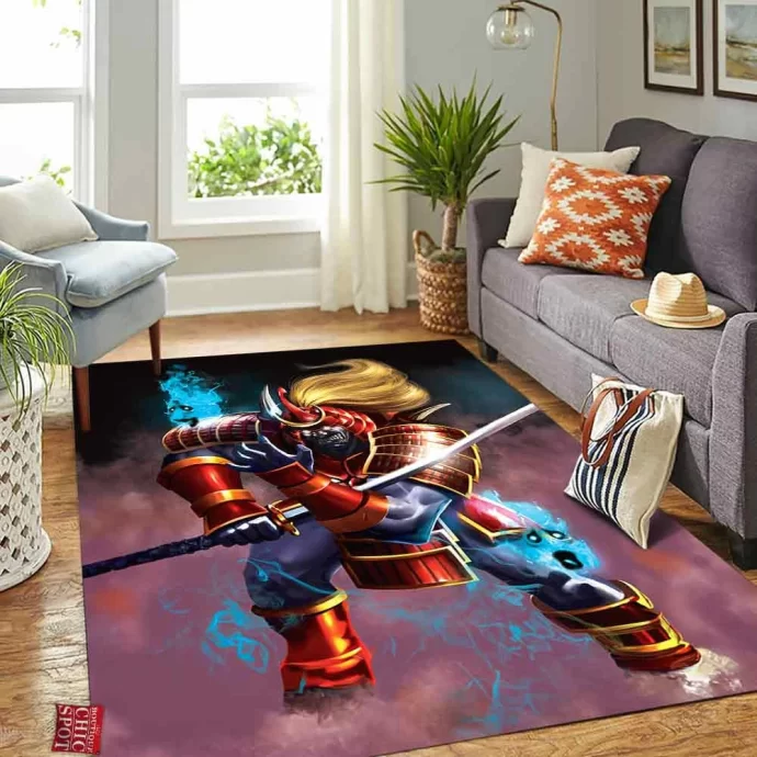 Ghost Samurai Rectangle Rug