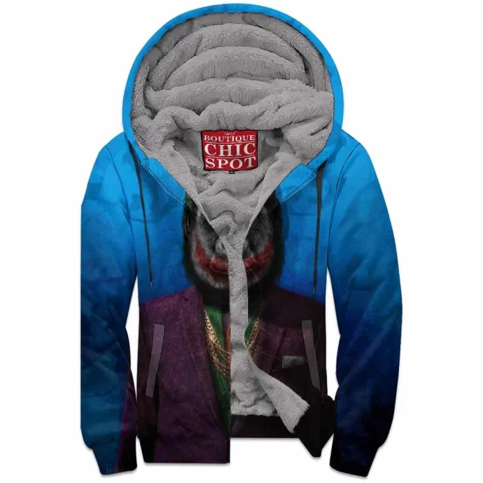 King Kong Joker Zip Fleece Hoodie