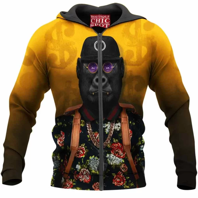 King Kong Zip Hoodie