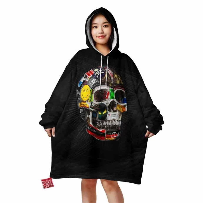 Skull Br Collab Blanket Hoodie