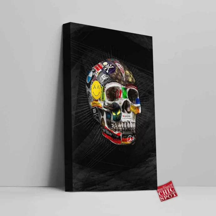 Skull Br Collab Canvas Wall Art