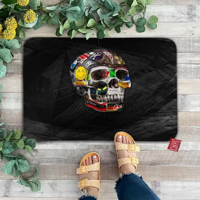 Skull Br Collab Doormat