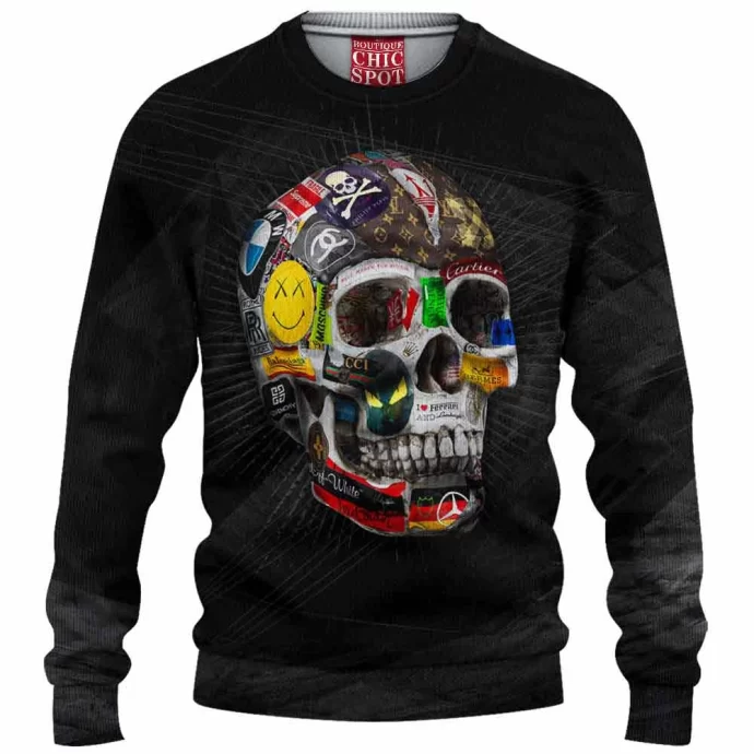 Skull Br Collab Knitted Sweater