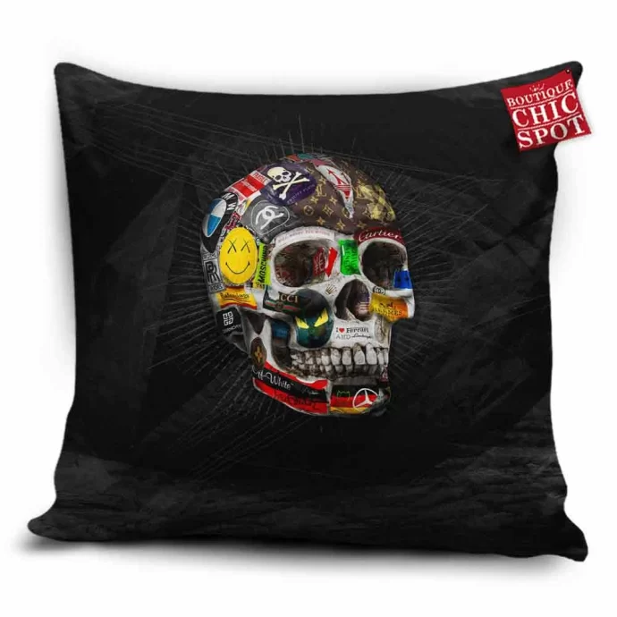 Skull Br Collab Pillow Cover