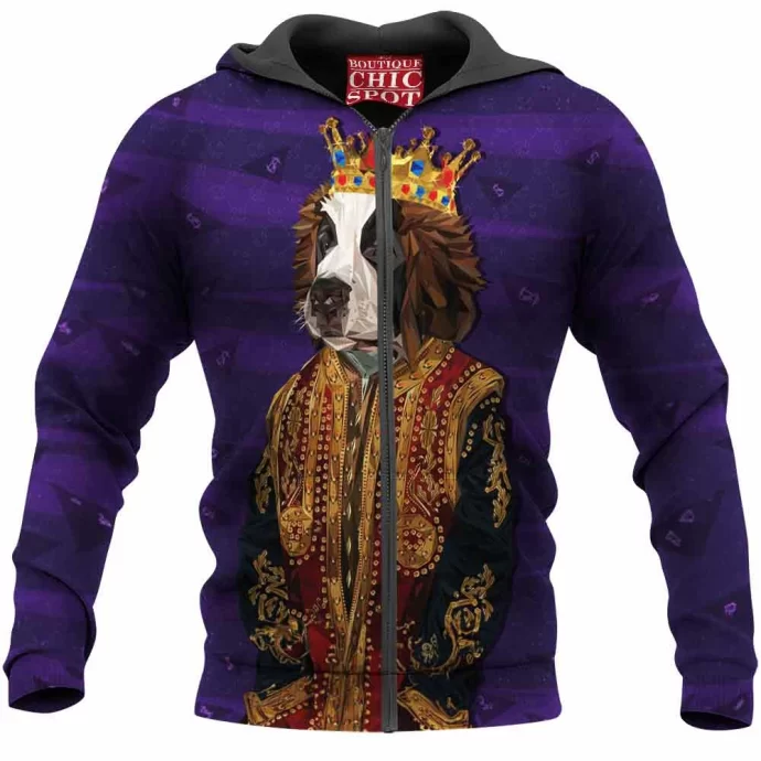 Royal Dog Zip Hoodie