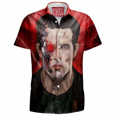 Sci-Fi Hawaiian-Shirt, Terminator Hawaiian-Shirt