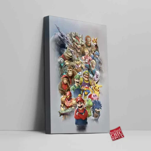 Super Smash Bros. Ultimate Canvas Wall Art