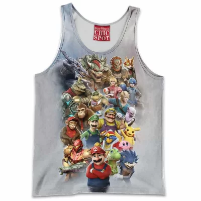 Game Tank-Top, Super Smash Bros Tank-Top