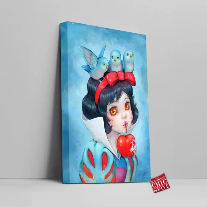 Snow White Canvas Wall Art