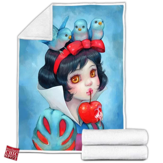 Snow White Fleece Blanket