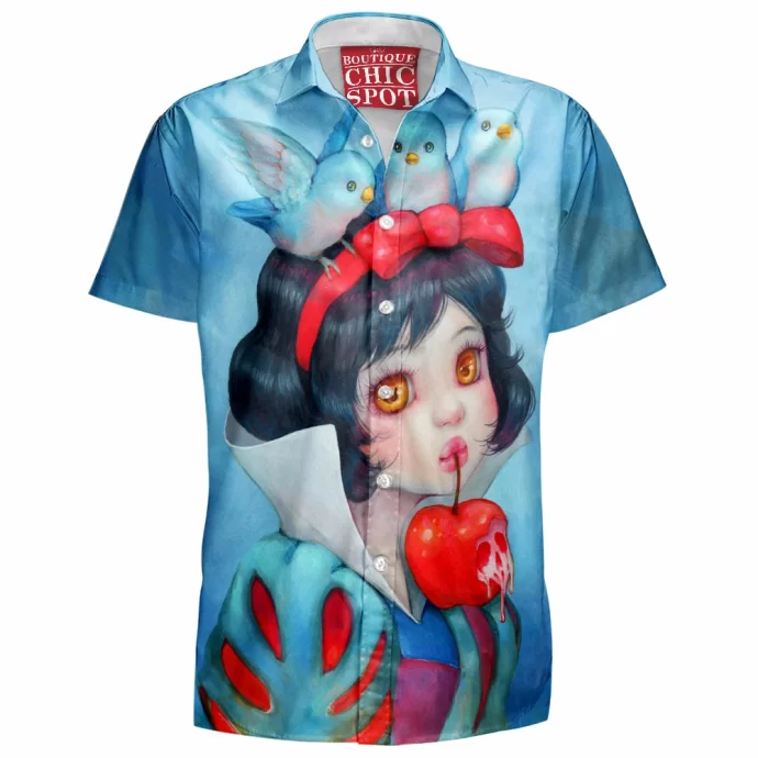 Snow White Hawaiian Shirt