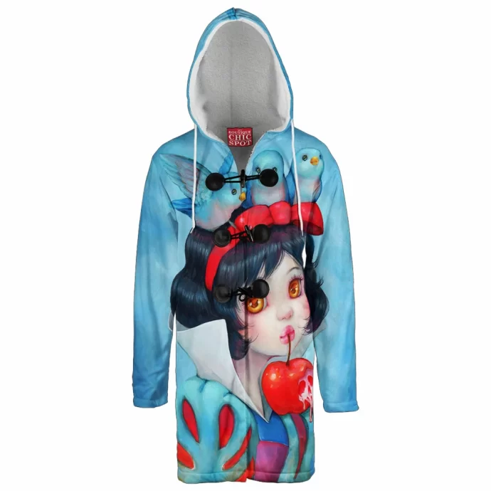 Snow White Hooded Cloak Coat