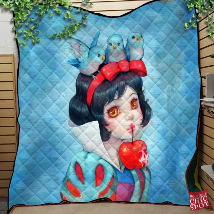 Snow White Quilt Blanket