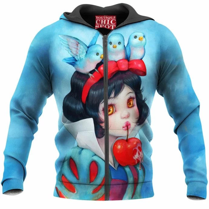 Snow White Zip Hoodie