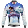 Anime Baseball-Jacket, Spirited Away Baseball-Jacket, Ghibli Baseball-Jacket