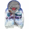 Anime Zip-Fleece-Hoodie, Spirited Away Zip-Fleece-Hoodie, Ghibli Zip-Fleece-Hoodie