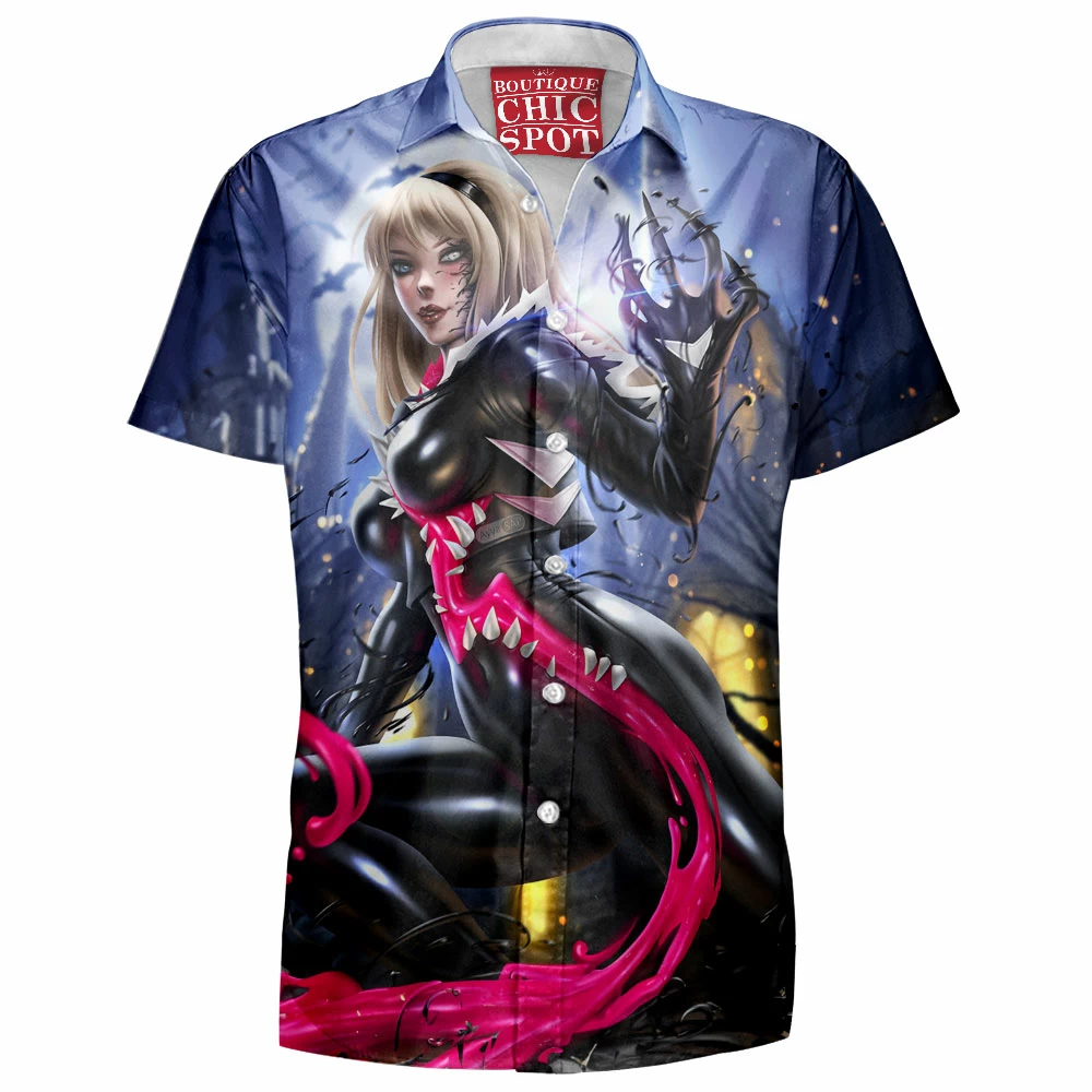 Comic Hawaiian-Shirt, Venom Hawaiian-Shirt 1 N HUY Boutique 1340 Hawaiian Shirt