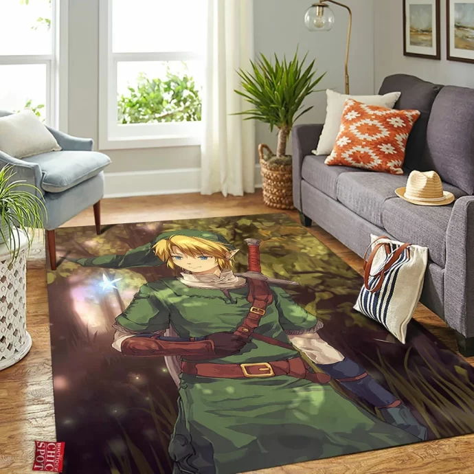 Link Zelda Rectangle Rug