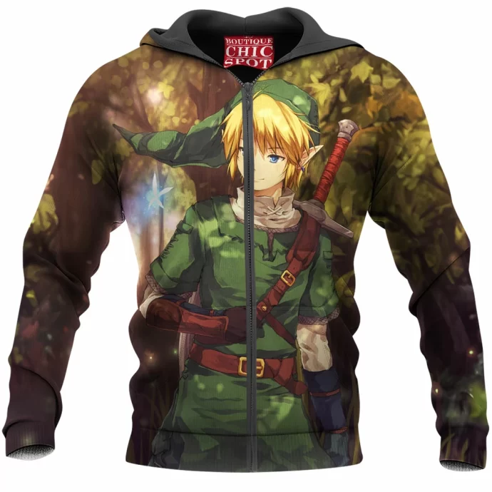 Link Zelda Zip Hoodie