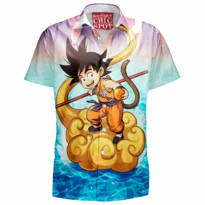 Goku Hawaiian-Shirt, Anime Hawaiian-Shirt, Dragon Ball Hawaiian-Shirt