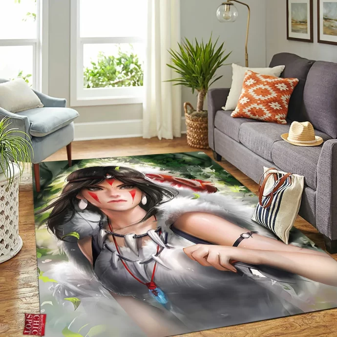 Princess Mononoke Rectangle Rug