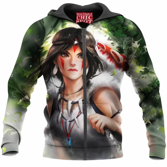 Princess Mononoke Zip Hoodie