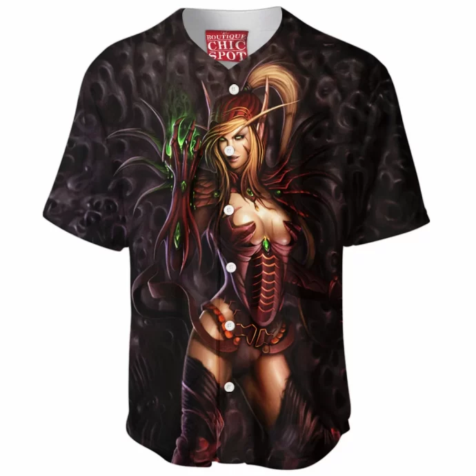 Valeera Sanguinar Warcraft Baseball Jersey