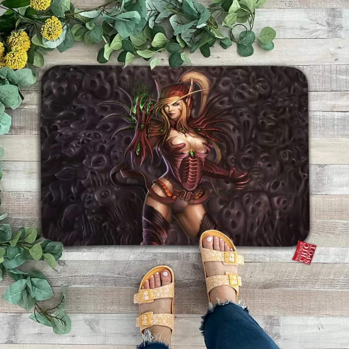 Valeera Sanguinar Warcraft Doormat