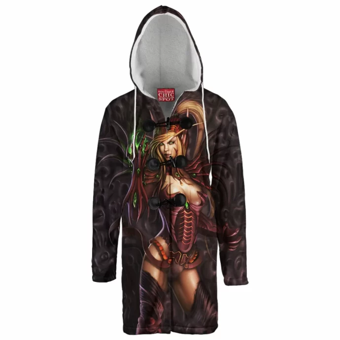 Valeera Sanguinar Warcraft Hooded Cloak Coat