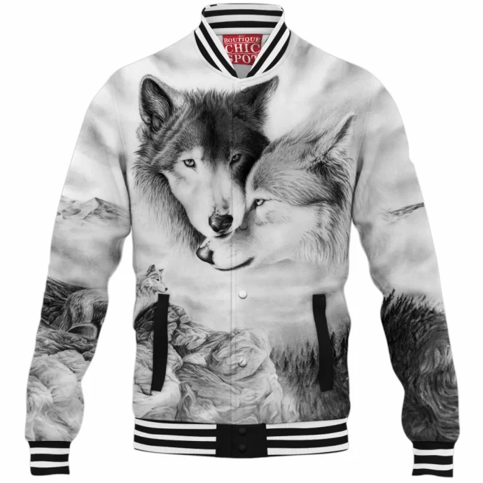 Wolf Mates Baseball Jacket