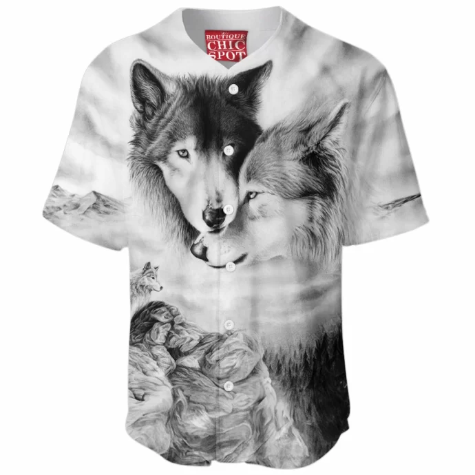 Wolf Mates Baseball Jersey