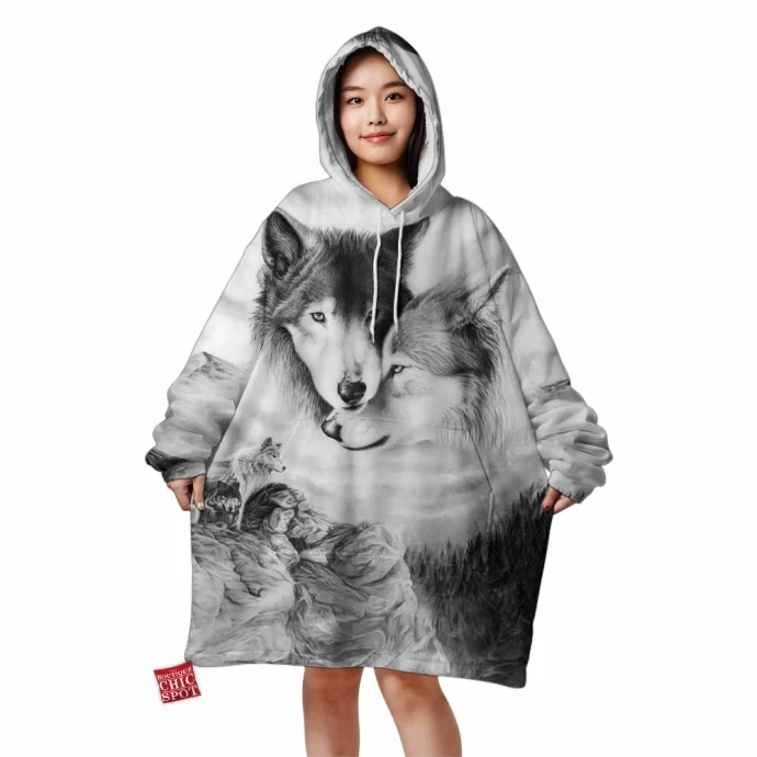 Wolf Mates Blanket Hoodie