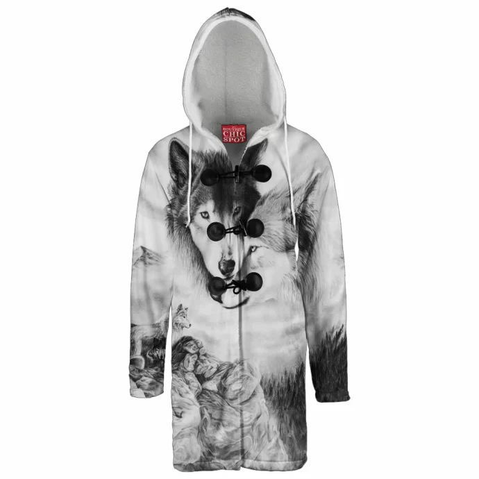 Wolf Mates Hooded Cloak Coat