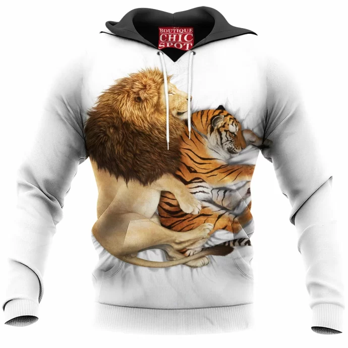 Lion And Tiger Hoodie