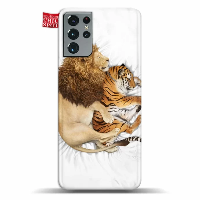 Lion And Tiger Phone Case Samsung