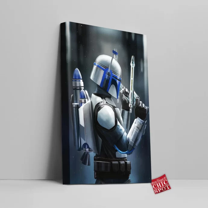 Jango Fett Canvas Wall Art