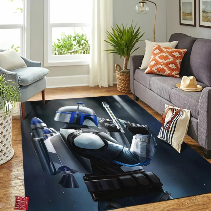 Jango Fett Rectangle Rug