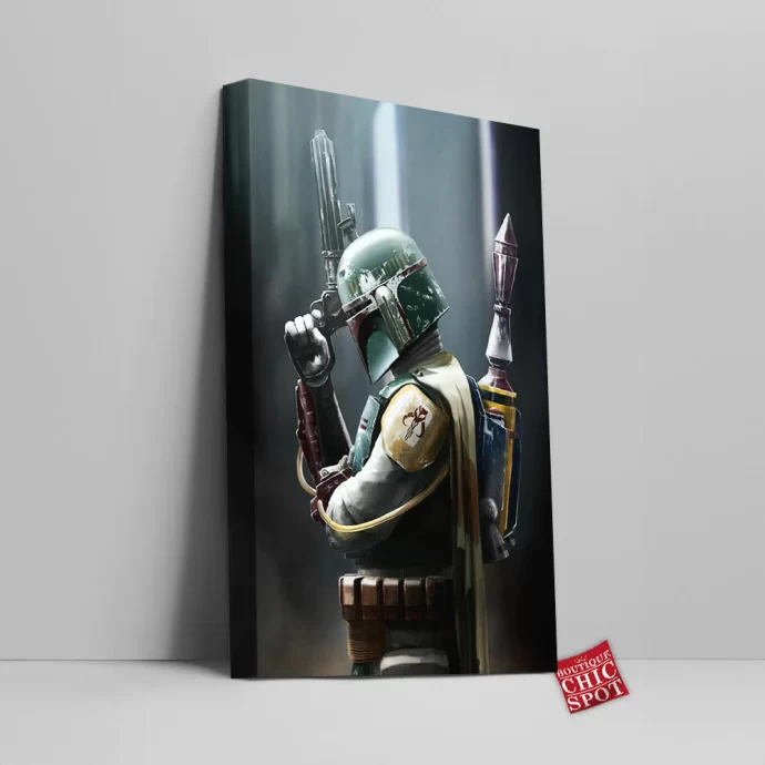 Boba Fett Canvas Wall Art