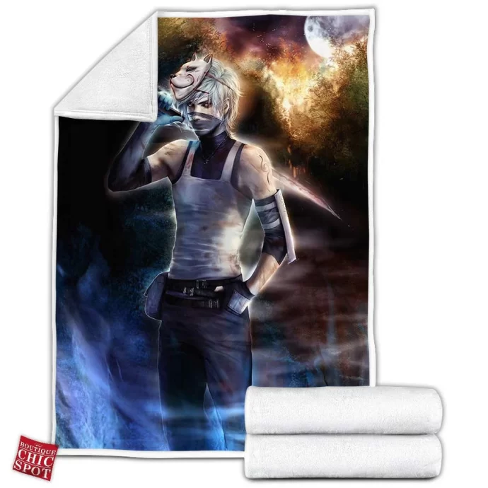 After Battle Kakashi Fleece Blanket