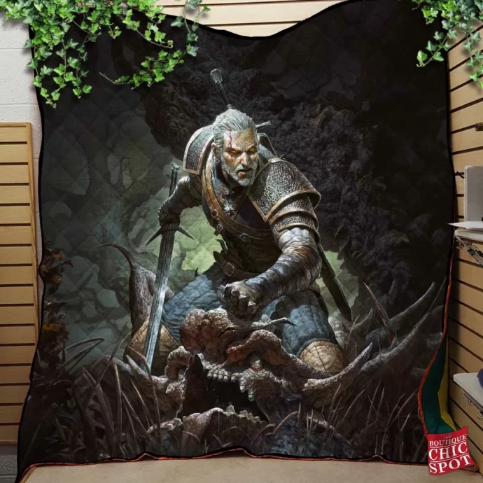 The Witcher Quilt Blanket