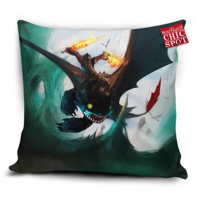 How To Train Your Dragon Pillow Cover