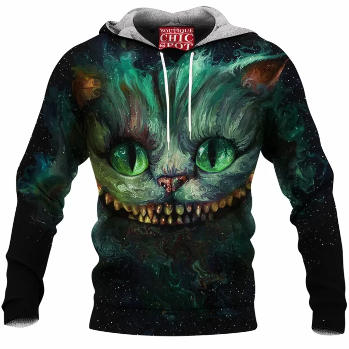 We Are All Mad Here The Cheshire Cat Fleece Hoodie