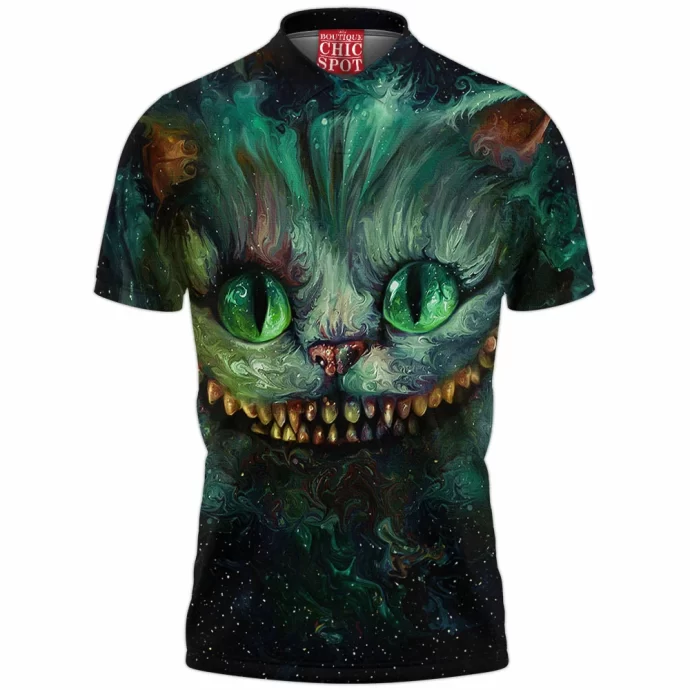 We Are All Mad Here The Cheshire Cat Polo Shirt