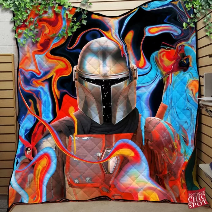 The Mandalorian Quilt Blanket