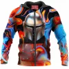Sci-Fi Zip-Hoodie, Star Wars Zip-Hoodie, The Mandalorian Zip-Hoodie