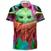 Sci-Fi Hawaiian-Shirt, Star Wars Hawaiian-Shirt, Yoda Hawaiian-Shirt