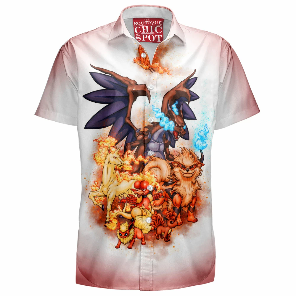 Anime Hawaiian-Shirt, Pokemon Hawaiian-Shirt 1 N HUY Boutique 1754 Hawaiian Shirt