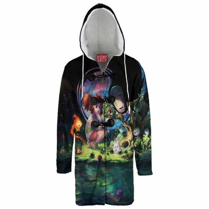 Miyazaki Tribute Hooded Cloak Coat