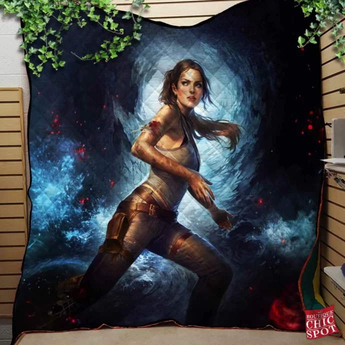 Tomb Raider Quilt Blanket