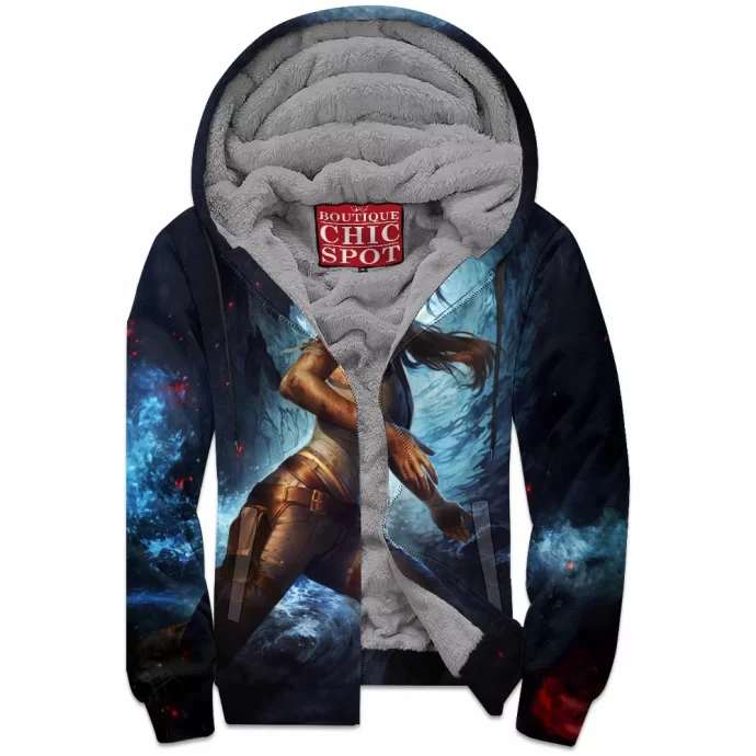 Tomb Raider Zip Fleece Hoodie